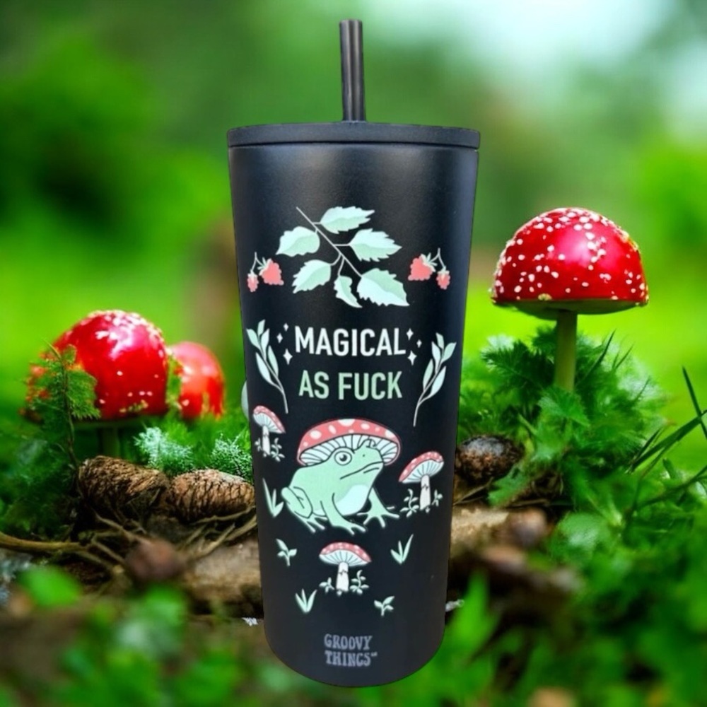 🍄🐸Magical As Fu€k Hippie Tumbler